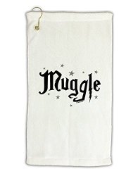 Tooloud Muggle Micro Terry Gromet Golf Towel 11"X19