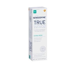 Sensodyne True White Fluoride Toothpaste For Sensitive Teeth Extra Fresh 3.0 Ounce Pack Of 2