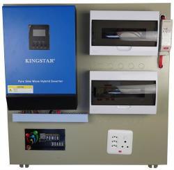 Kingstar 3500VA 24VDC Inverter And Semi Plug And Play Power Board MINI Solution - 60A Pwm Solar Charge Controller 3000W Rated Power Maximum