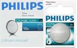 Philips Minicells Battery CR2430 Lithium-sold As Box Of 10 Retail Box No Warranty Product Overviewthe CR2430 00B Is A 3V Lithium Minicells Battery Also