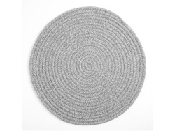 Round Rope Placemats Set Of 2 Grey