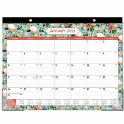 DESK 2021 Calendar - 12MONTHS wall Calendar Pad 22 X 17 Pad Calendar January 2021 - December 2021 Colorful Designs