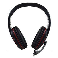 Refaxi 3.5MM Gaming Headset MIC Headphones G7500 For PC Laptop PS4 Xbox One 360 Red