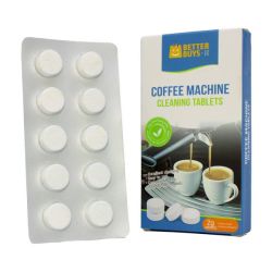 Universal Coffee Machine Cleaning Tablets 2G - Extra Strength - 3 Pack