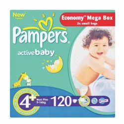 Pampers Jumbo Active Maxi_120's