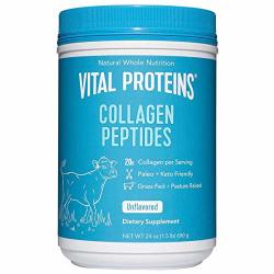 Vital Proteins Collagen Peptides - Pasture Raised Grass Fed Paleo Friendly Gluten Free Single Ingredient 48 Ounce