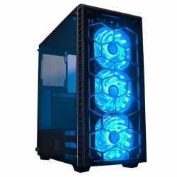 Redragon Diamond Storm Pro Eatx Mid-tower Tempered Glass Argb Gaming Chassis - Black