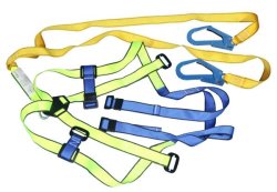 Safety Harness With Double Lanyard & Scaffold Hooks