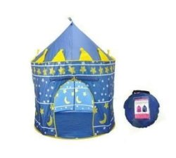 Kids Castle Play House Tent - Blue