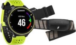 Garmin Forerunner 230 Gps Running Watch With Bundled Heart Rate Monitor Yellow & Black