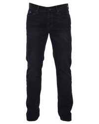 Guess Men's Slim Straight Jeans In Abyss Wash Black