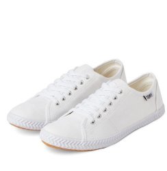 Tomy White Lace-up Canvas - 4