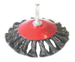 Knotted Bevel Brush With Shaft - 100MM Diameter Sold Out