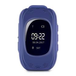 Navy Blue Q50 Kids Gps Smart Watch With Call Function
