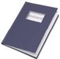 Unibind 10PCS 9MM 55-75 Sheet Capacity Dark Blue Steelbook Letter Size 8.5" By 11" Case Bound On 11" Edge