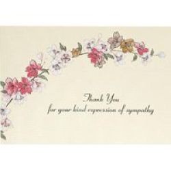 Sympathy Floral Thank You Notes Stationery Note Cards Boxed Cards Miscellaneous Printed Matter