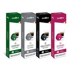 Gimoka Coffee Variety No Decaffe - 40 Caffitaly Compatible Coffee Capsules