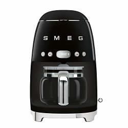 Smeg 50'S Retro Style Aesthetic Drip Filter Coffee Machine 10 Cups Black