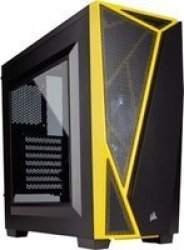 Carbide SPEC04 Windowed Atx Mid-tower Gaming Chassis Black And Yellow