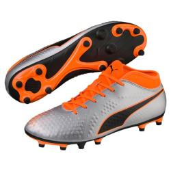 Puma Men's One 4 Syn Fg Soccer Boots - Silver