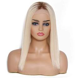 Beauty Forever Wig Dark Roots Blonde Lace Front Human Hair Wigs 4