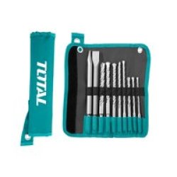 Totai Total 10 Piece Hammer Drill Bits And Chisels Set
