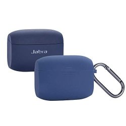Jabra Elite Active 65T Silicone Case Esimen Protective Skin Cover For Jabra Elite 65 Wireless Sports Earbuds Blue