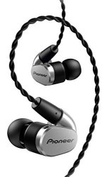 Pioneer Ergonomic Tangle Resistant In-ear Hi-res Audio Headphones Silver SE-CH5T-S