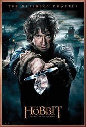 The Hobbit 3: The Battle Of Five Armies - Framed Movie Poster Print Bilbo & Sting Size: 24" X 36"