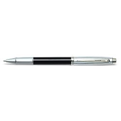 Sheaffer 100 Black Brushed Chrome nickel-plated Rollerball Pen