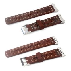 22MM Leather Silicone Watchband Replacement For Fitbit Blaze