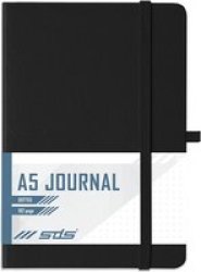 1531 A5 Journal - Dotted 192 Page Black