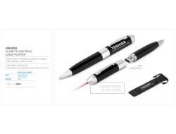 Kilobyte USB Pen & Laser Pointer - 8GB Black