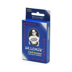 Dr. Long Ruff Studded Condom 3'S Studded & Lubricated