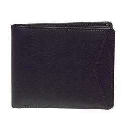 OWL 100 Recycled Genuine Leather Slim Mens Wallet For Cards Bills Id Bi-fold Wallet