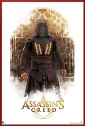 POSTER STOP ONLINE Assassin's Creed - Framed Movie Poster Print Callum Lynch Aguilar Size: 24" X 36" By