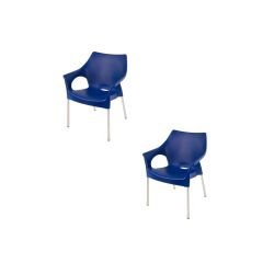 Dublin Bistro Chair - Blue - Set Of 2