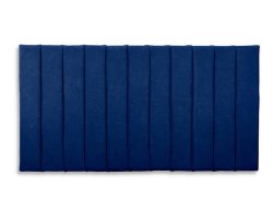 Tracy Panel Velvet Headboard - Dark Blue - Double