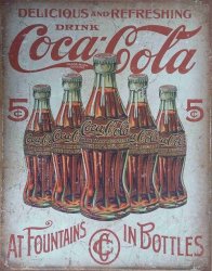 Coca-cola. We Sell. Vintage Style Distressed Metal Sign MT10