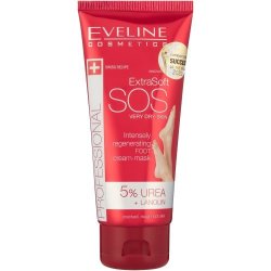 Eveline Professional Extra Soft Sos Regenerating Foot Cream-mask 5% Urea