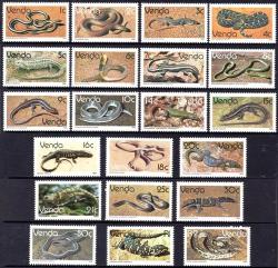 Venda - 1986 Reptiles Set Incl. Additional Values Mnh
