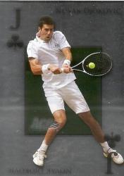 Novak Djokovic - Ace Authentic 2011 -"royal Flush" Foil Insert Card Rf13