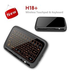 2.4GHZ Backlit MINI Wireless Keyboard With Full Screen Touchpad Mouse Combo For PC Smart Tv Google Android Tv Box Htpc Iptv Raspberry Pi 3