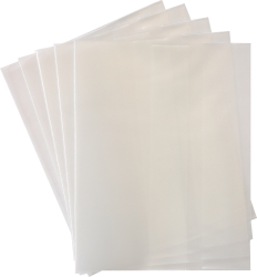 Butterfly A4 140 Micron Adjustable Clear Pvc Book Covers 5 Pack