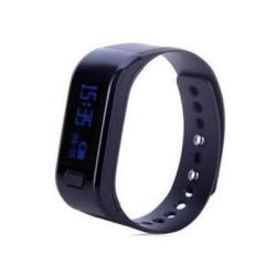 Fitness Tracker Smart Watch With Full Face Display Black Blue Or Pink - Black