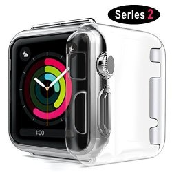 Apple Watch Series 2 Cover Proboths Premium Iphone Watch 2 Clear Hard PC Screen Protector Full Coverage Protective Case For New Iwatch 2 42 Mm Transparent