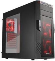 Sharkoon T28 Gaming Atx Midi Tower Case - Blue - Green - Red