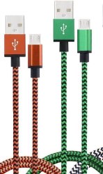 Micro Usb Cable Nylon Braided 1m