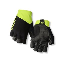 Giro Zero CS Men's Cycling Gloves in Black & Highlight Yellow Large