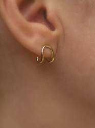 Fold Earrings - 10K Rose Gold